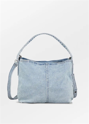 Washed denima fraye small bag Denim Becksøndergaard
